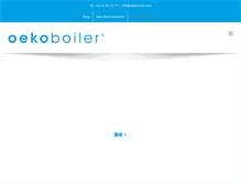 Tablet Screenshot of oekoboiler.com